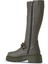 Haki Deri Kadın Düz Çizme 01WV3119 01WV3119 4