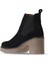 Siyah Süet Kadın Topuklu Bot 01WT2900 01WT2900 5