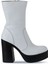 Beyaz Deri Kadın Topuklu Bot 01WV5000 01WV5000 1