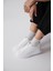 Günlük Kadın Sneaker | Kalın Taban & Şerit Detaylı 1
