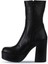 Siyah Deri Kadın Topuklu Bot 01WV5000 01WV5000 3