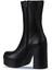 Siyah Deri Kadın Topuklu Bot 01WV5000 01WV5000 4