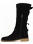 Siyah Süet Kadın Düz Çizme 01WD0500 01WD0500 3