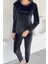 Kadın Baskılı Kadife Sweat Pantolon Ikili Takım P-00018488 3