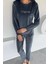 Kadın Kadife Sweat Pantolon Ikili Takım P-00018487 1