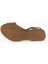 Yeşil Deri Kadın Dolgu Topuklu Sandalet 01WE3904 01WE3904 5