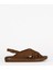 Taba Alf Süet Kadın Düz Sandalet 01WE3102 01WE3102 1