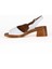 Beyaz Deri Kadın Topuklu Sandalet 01WE3803 01WE3803 3