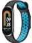 Xiaomi Mi Band 8 Siyah ve Mavi Için Yedek Kayış (Yurt Dışından) 1