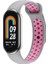Xiaomi Mi Band 8 Gri ve Pembe Için Yedek Kayış (Yurt Dışından) 1