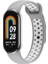 Xiaomi Mi Band 8 Gri ve Beyaz Için Yedek Kayış (Yurt Dışından) 1