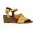 Sarı Deri Kadın Dolgu Topuklu Sandalet 01WE4000 01WE4000 2
