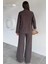 Kadın Ön Bağcıklı Ceket Pantolon Ikili Takım P-00018647 5