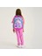 Kids Unicornlu Pembe Gümüş Üç Bölmeli Sırt Çantası 14383 Çocuklar İçin 7