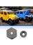 4 Adet 5mm Ila 12MM Metal Kombinatör Tekerlek Göbeği Altıgen Adaptörü Wpl D12 C24 C34 B24 B36 Mn D90 D99 Rc Araba Yükseltme Parçaları, Titanyum Rengi (Yurt Dışından) 4