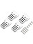 4 Adet Rc Araba Metal Şok Kulesi Braket Kitleri Şok Emiciler Uzatma Koltuğu 1/16 Wpl C-14/C-14K/C-24/C-24K Kamyon Off Road Araba Parçaları (Yurt Dışından) 3