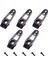 5 Adet Alüminyum Alaşımlı 31MM 25T Direksiyon Servo Kolu Boynuzu Futaba Sakura D4 1/10 Rc Drift Araba Paletli Parçalar, Siyah (Yurt Dışından) 2