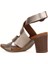 Gri Parlak Deri Kadın Topuklu Sandalet 01WS2700 01WS2700 4