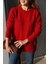 Kırmızı Oversize Kazak 2