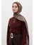 Cerıse Desen Şal Bordo 1