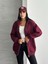 Fermuarlı Kapüşonlu Oversize Hırka 4