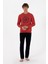 Erkek Kiremit Pijama Takım 50318595-VR031 4