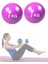 2 kg Pilates Ağırlık Topu Plates Toning Ball Denge ve Agirlik Topu 2 kg x 2 Adet Toning 2 kg Mor 6