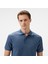 Erkek Mavi Slim Fit Polo Yaka T-Shirt 4