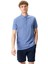 Erkek Mavi Slim Fit Polo Yaka T-Shirt 1