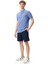 Erkek Mavi Slim Fit Polo Yaka T-Shirt 3