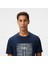 Erkek Lacivert Regular Fit Baskılı T-Shirt 4