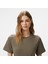 Kadın Yeşil Regular Fit Kısa Kollu T-Shirt 4