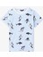 Erkek Çocuk Mavi Regular Fit Baskılı T-Shirt 1