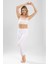 Kadın Bilekleri Güpürlü Tayt 8905 Beyaz 4
