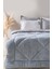 Gri Loura Tek Kişilik Çift Taraflı Lüx Wellsoft Yorgan 155x215 cm 6