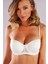 Gala Push-Up Strapless Bra, Ekru Konforlu ve Şık Sütyen, Strapless 2