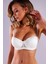 Gala Push-Up Strapless Bra, Ekru Konforlu ve Şık Sütyen, Strapless 3