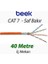 Cat7 - 40 Metre Saf Bakır S/ftp Iç Mekan Data KABLOSUAWG23 Lsoh 1200 Mhz Turuncu 1