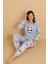 Fawn 1204 Peluş Welsoft Polar Kışlık Yumoş Panda Kadın Pijama Takımı 4