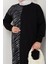 Leopar Desenli Simli Triko Tunik 2