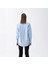 Nora Kadın %100 Pamuklu Oversize Gömlek Mavi 6