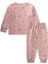 Desenli Mevsimlik Pijama Takım 1-7 Yaş Pudra Pembe 2