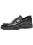 Erkek Siyah Deri Loafer 4