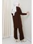 Takım Leopar Desenli Simli Pantolonlu Tunik 4