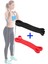 2 Li Resistance Powerband Seti Squat Pilates Lastiği Direnç Bandı 13 mm + 22 mm Orta Sert Direnç Set 1