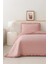 Lisbon Elyaf Dolgulu Tek Kişilik 180X240 cm Yatak Örtüsü Pudra 1