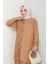 Leopar Desenli Simli Triko Tunik 2