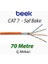 Cat7 - 70 Metre Saf Bakır S/ftp Iç Mekan Data KABLOSUAWG23 Lsoh 1200 Mhz Turuncu 1
