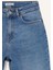 Mary Vintage Straight Fit Yüksek Bel Bilek Boy Jean Yıkamalı Pantolon 2