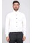 Beyaz Slim Fit Duble Manşet Ata Yaka Smokin Gömlek 2
